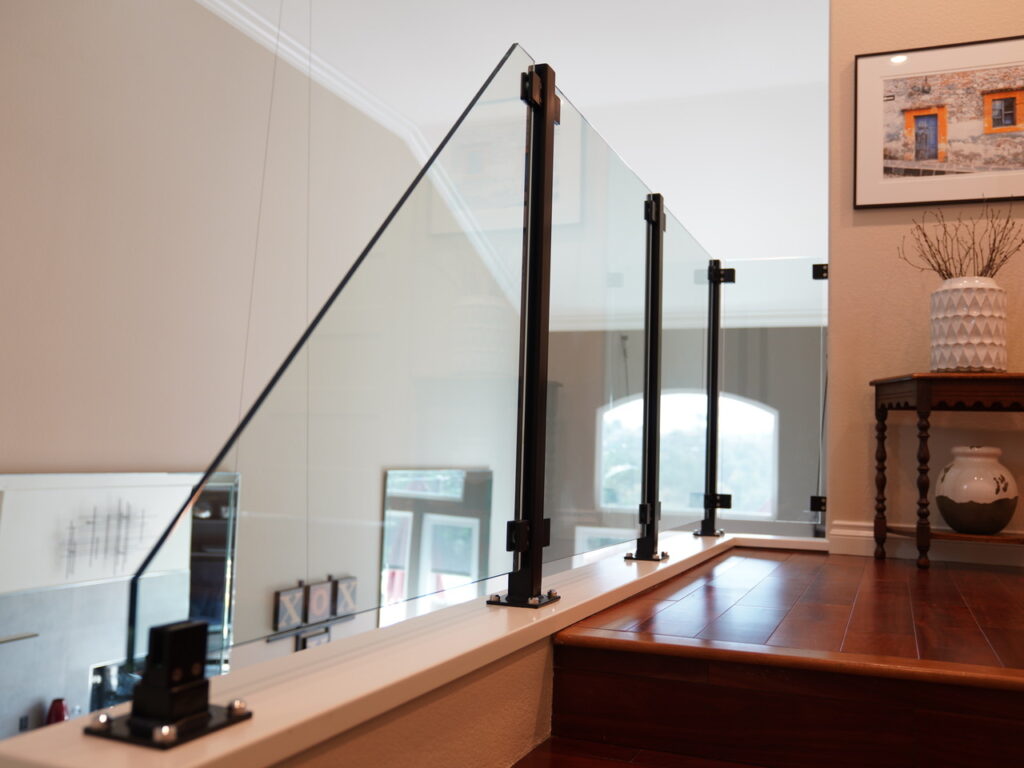 glass railing installation San Diego, glass stair railings, glass railing contractors San Diego